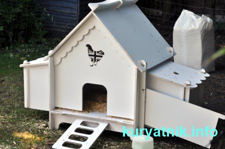 Фото мини курятник из дерева