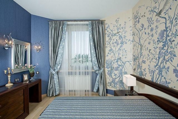 Правила сочетания и поклейки комбинированных обоев