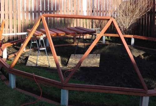 Купольная теплица: расчет конструкции Купольная теплица: расчет конструкции