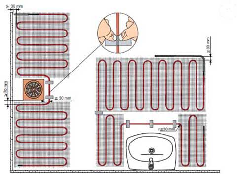 Теплый пол Ensto: различные варианты системы