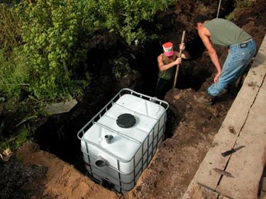 Выгребная яма в частном доме — схема, материалы, устройство