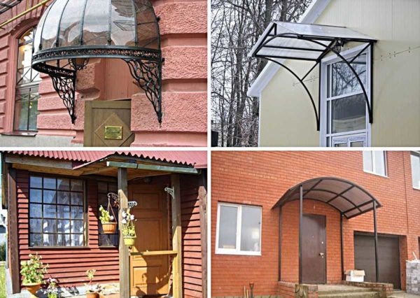 Делаем навес (козырек) над крыльцом частного дома Делаем навес (козырек) над крыльцом частного дома