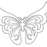Трафареты бабочек для декора