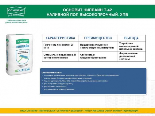 Наливные полы «Основит»: качество и доступность Наливные полы «Основит»: качество и доступность