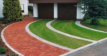 Различные варианты укладки плитки “старый город”