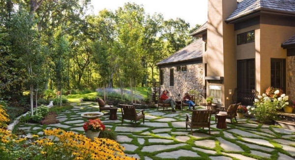 Обустройство придомовой территории частного дома &mdash; создаем свой дизайн