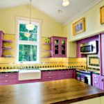 С чем сочетается фиолетовый цвет в интерьере