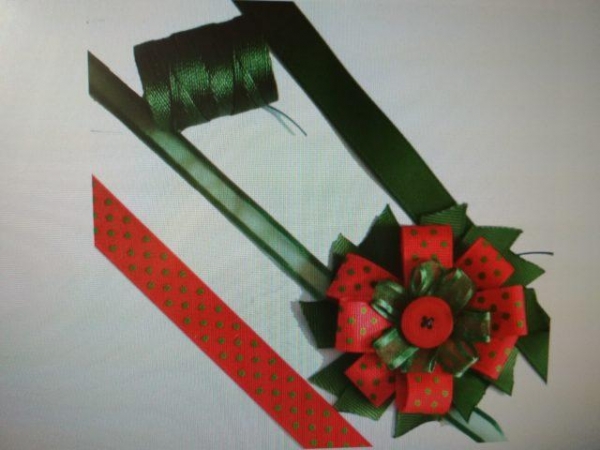 Как правильно сделать бант на елку из ленты