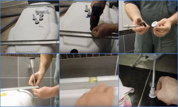 Как установить акриловую ванну &mdash; обзор самых эффективных методов