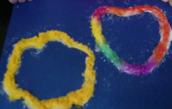 Как правильно рисовать солью, акварелью и клеем Как правильно рисовать солью, акварелью и клеем