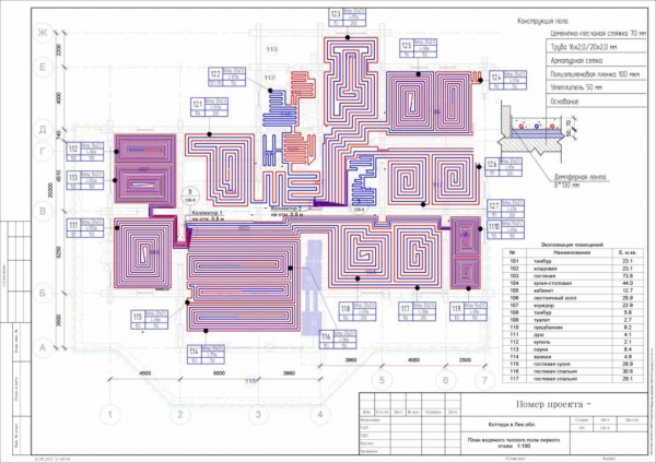 Как рассчитать мощность теплого пола на квадратный метр Как рассчитать мощность теплого пола на квадратный метр
