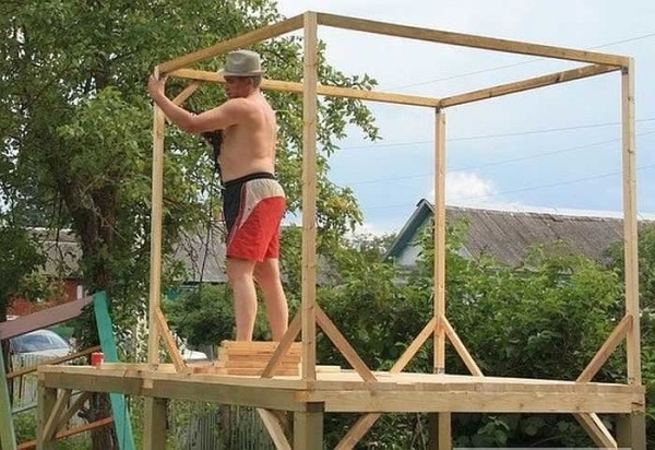 Игровой домик для детей: пошаговые фото, схемы, чертежи Игровой домик для детей: пошаговые фото, схемы, чертежи