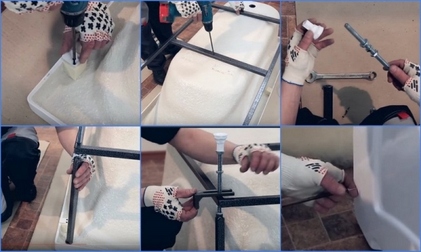 Как установить акриловую ванну &mdash; обзор самых эффективных методов