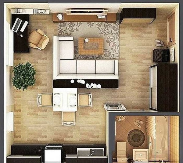 Идеи ремонта маленьких квартир + фотоотчет Идеи ремонта маленьких квартир + фотоотчет