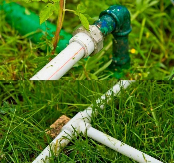 Летний водопровод на даче из полипропиленовых труб — варианты устройства