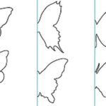 Трафареты бабочек для декора