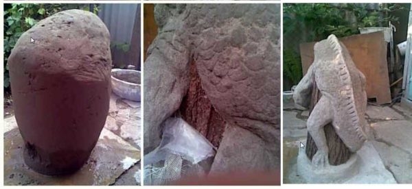 Как сделать фигурки, скульптуры для сада и участка