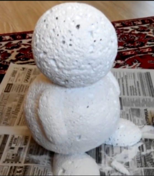 Как сделать поделки из монтажной пены