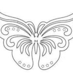 Трафареты бабочек для декора