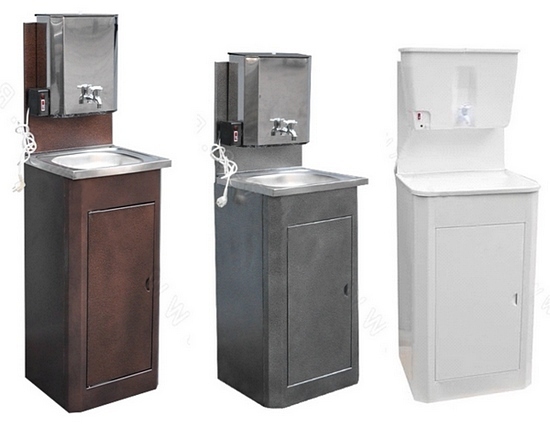 Выбираем дачный умывальник с подогревом воды