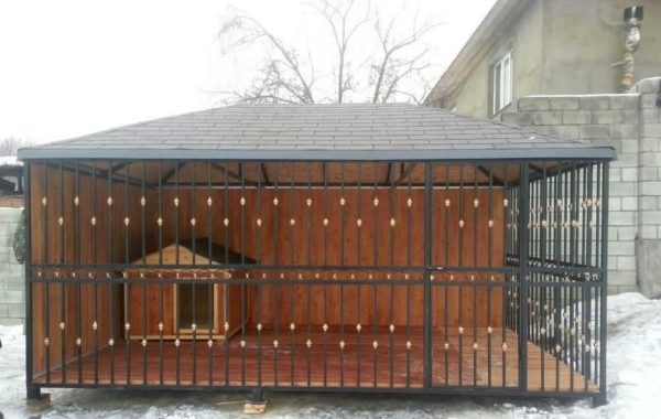 Как построить вольер для собаки своими руками