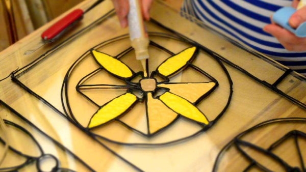 Использование витражей в современном интерьере