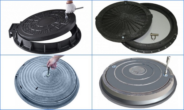 Канализационные пластиковые люки — виды и характеристики