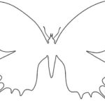 Трафареты бабочек для декора