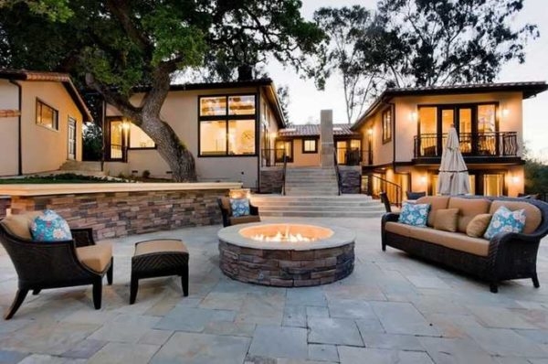 Как сделать костровище на даче, во дворе