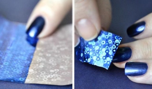 Как клеить фольгу для ногтей? Как клеить фольгу для ногтей?