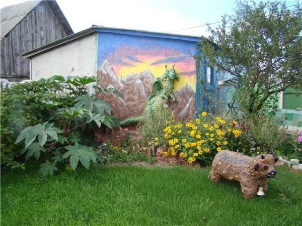 Как сделать фигурки, скульптуры для сада и участка