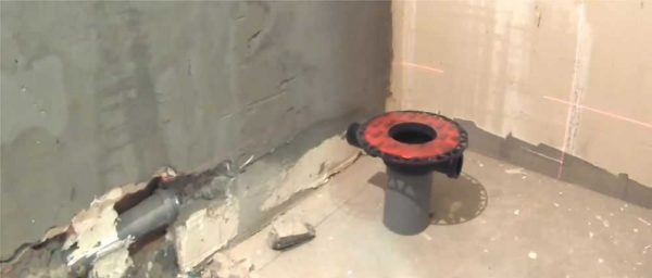 Как сделать слив в полу в душе, в бане Как сделать слив в полу в душе, в бане