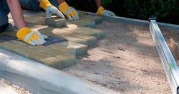 Различные варианты укладки плитки “старый город”