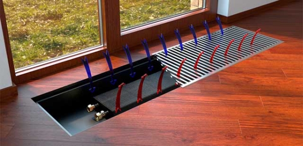 Конвектор, встраиваемый в пол – инновационное решение для обогрева дома