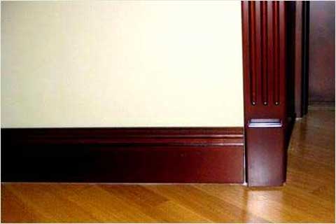 Плинтус деревянный – размеры имеют значение