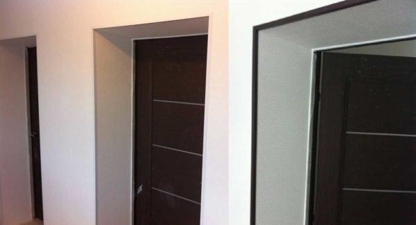 Отделка откосов декоративными пластиковым уголками