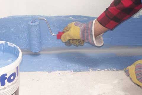 Защита от капиллярной влаги — обмазочная гидроизоляция Защита от капиллярной влаги — обмазочная гидроизоляция