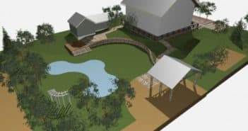 Основы создания ландшафтного дизайна двора частного дома