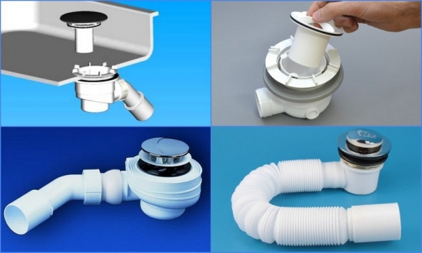 Виды гидрозатворов для канализации, как работают, монтаж