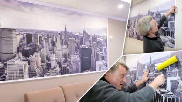 Особенности поклейки фотообоев