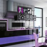 С чем сочетается фиолетовый цвет в интерьере