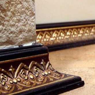 Плинтус напольный полиуретановый широкий: описание, характеристики, монтаж