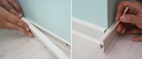 Как крепится пластиковый плинтус: секреты монтажа