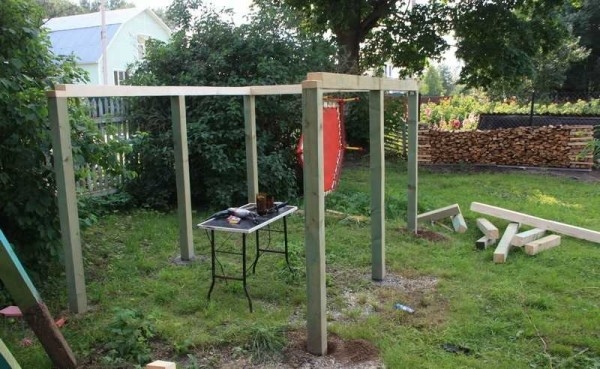 Игровой домик для детей: пошаговые фото, схемы, чертежи Игровой домик для детей: пошаговые фото, схемы, чертежи