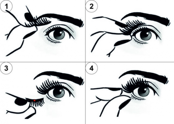 Как правильно клеить магнитные ресницы