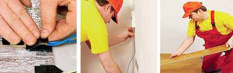 Пленочный теплый пол под ламинат: технология монтажа Пленочный теплый пол под ламинат: технология монтажа