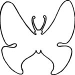 Трафареты бабочек для декора