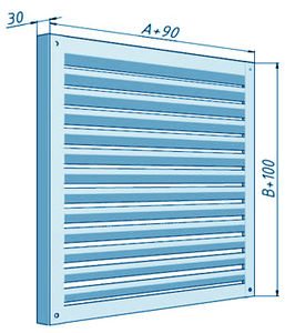 Вентиляционные металлические решетки – виды, особенности и установка Вентиляционные металлические решетки – виды, особенности и установка