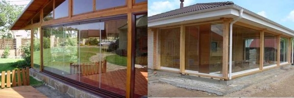 Как пристроить веранду к дачному домику и остеклить Как пристроить веранду к дачному домику и остеклить