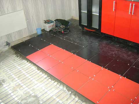 Как сделать теплый пол на кухне самостоятельно